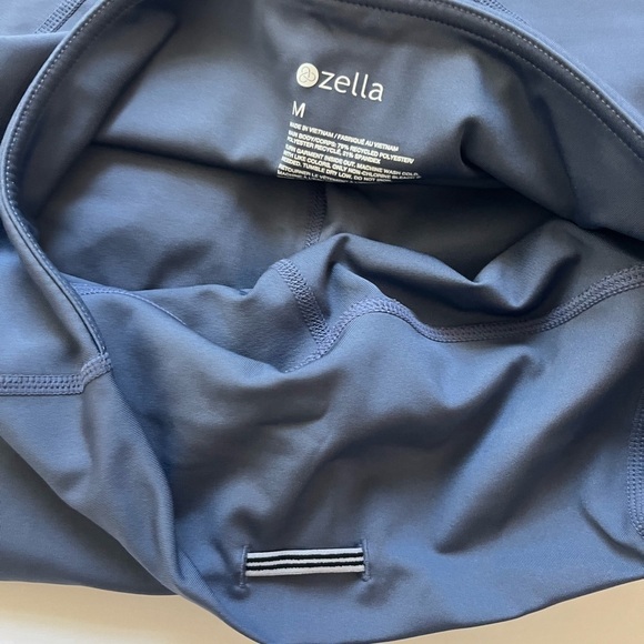 Zella Cropped Leggings Blue Size Medium - Picture 4 of 10